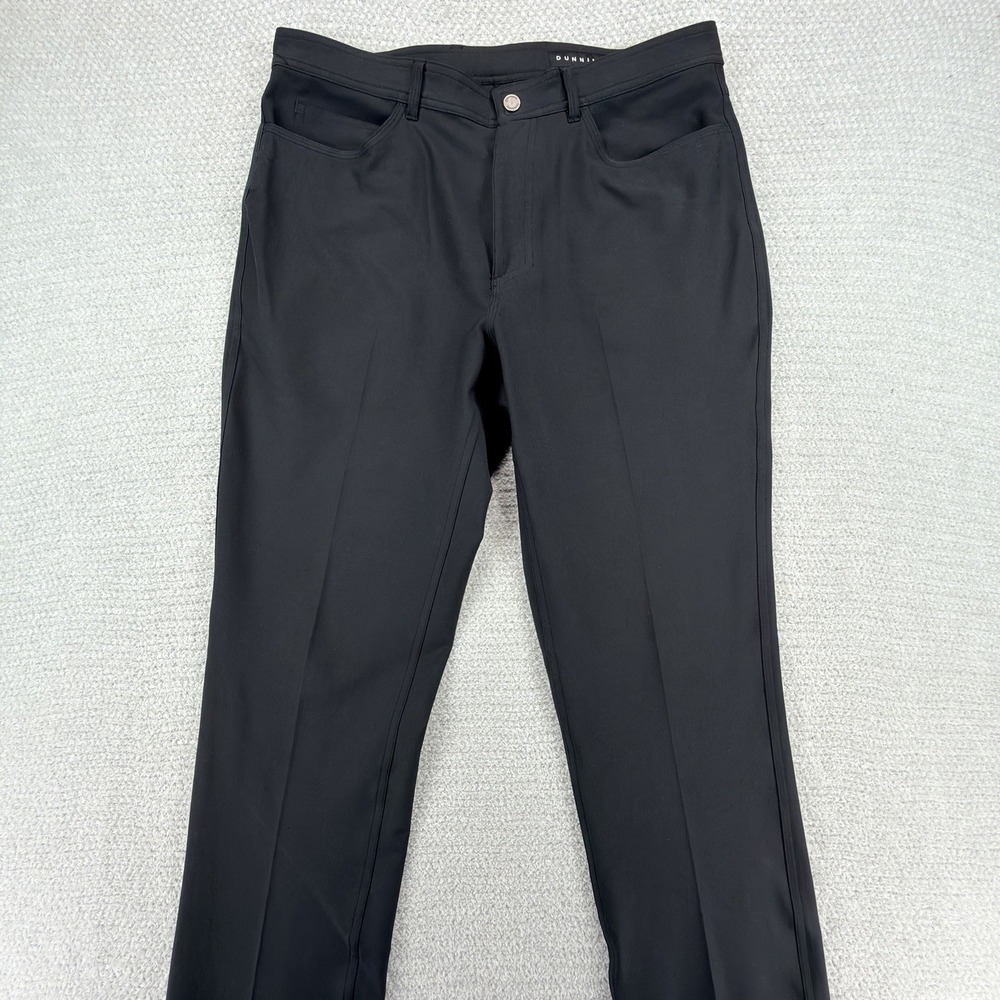 Dunning Golf Everbest Pants Mens 32x32 Black Chino Performance Stretch